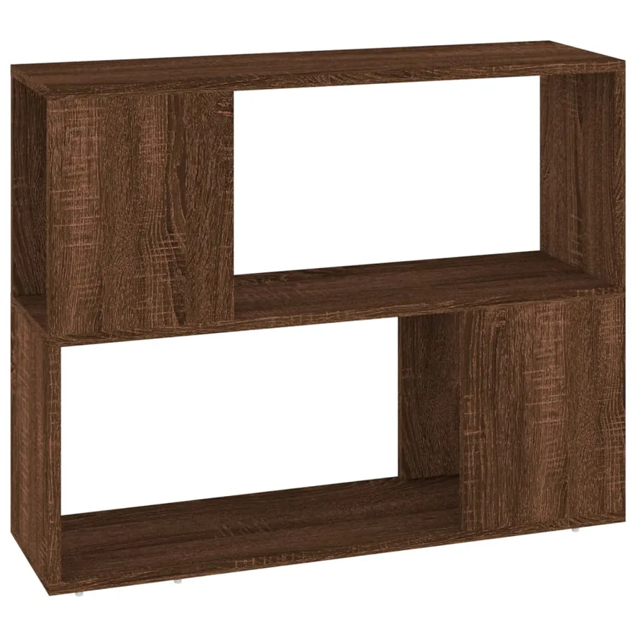 Bibliothèque/Séparateur de pièce Chêne marron 80x24x63 cm - 2
