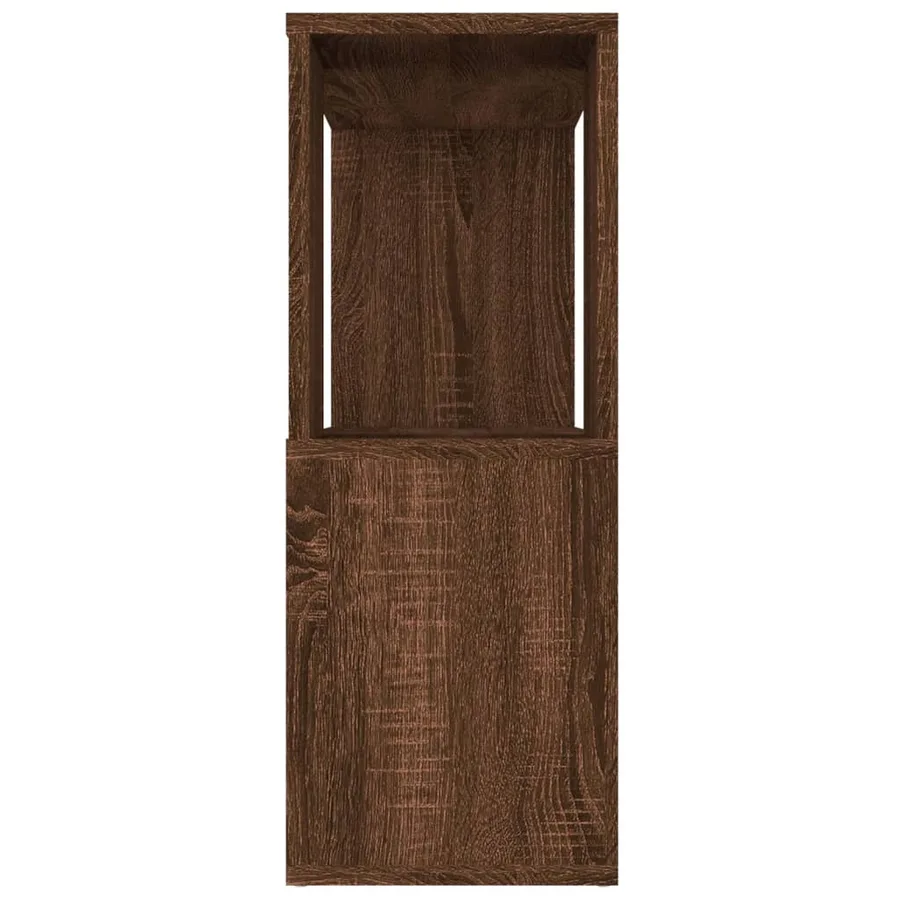 Bibliothèque/Séparateur de pièce Chêne marron 80x24x63 cm - 6