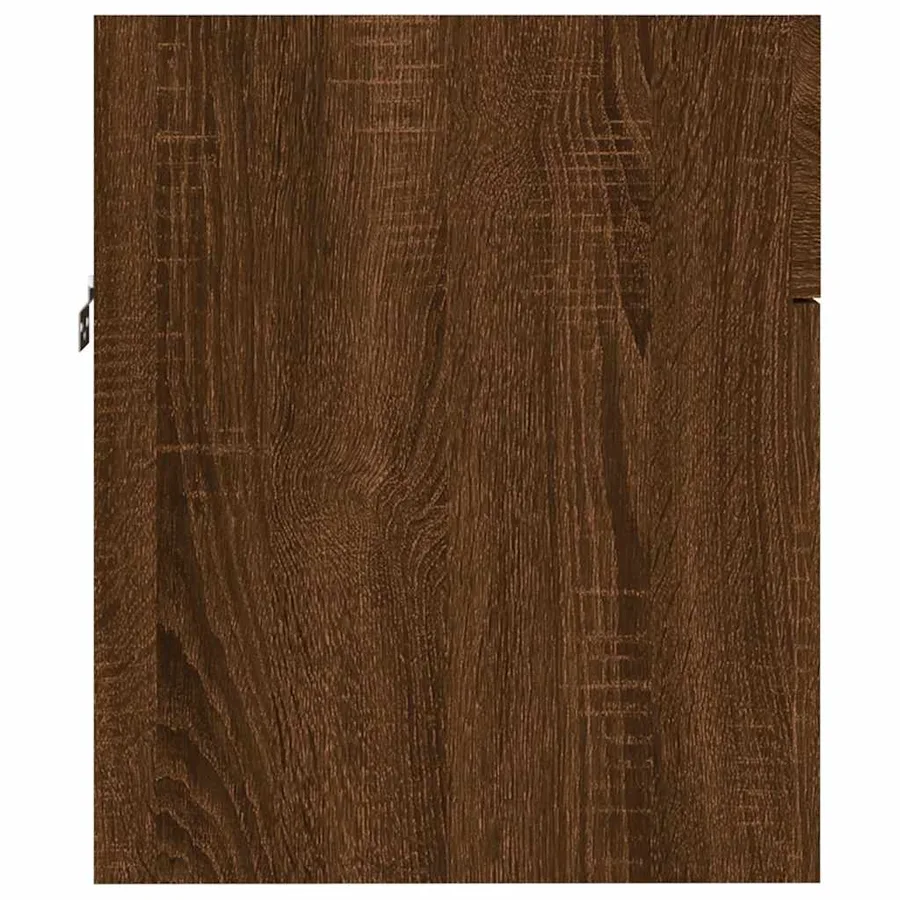 Ensemble de meubles de salle de bain 2 pcs Chêne marron - 9