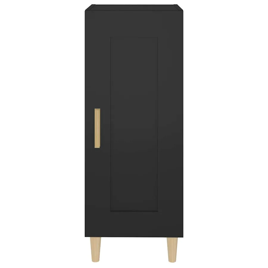 Buffet Noir 34,5x34x90 cm Bois d'ingénierie - 5