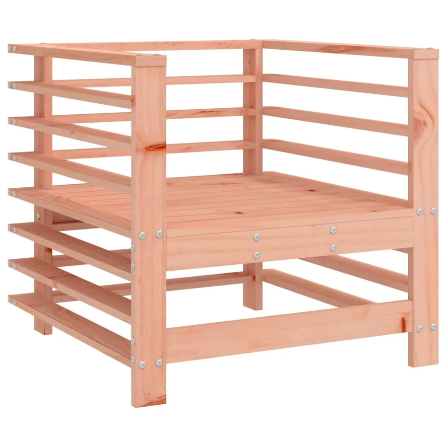 Chaises de jardin avec coussins lot de 2 bois massif douglas - 5
