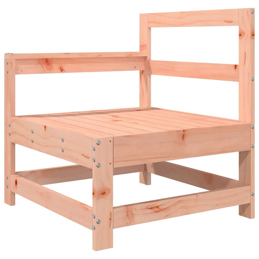 Chaise de jardin avec coussins bois massif douglas - 4
