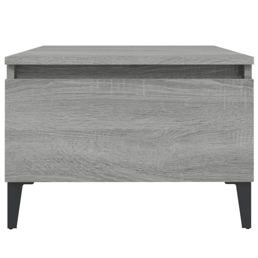 Tables d'appoint 2 pcs Sonoma gris 50x46x35 cm Bois ingénierie - 7