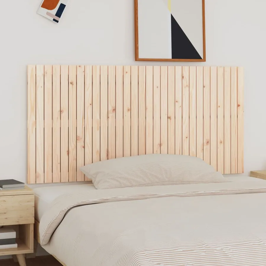 Tête de lit murale 185x3x90 cm Bois massif de pin
