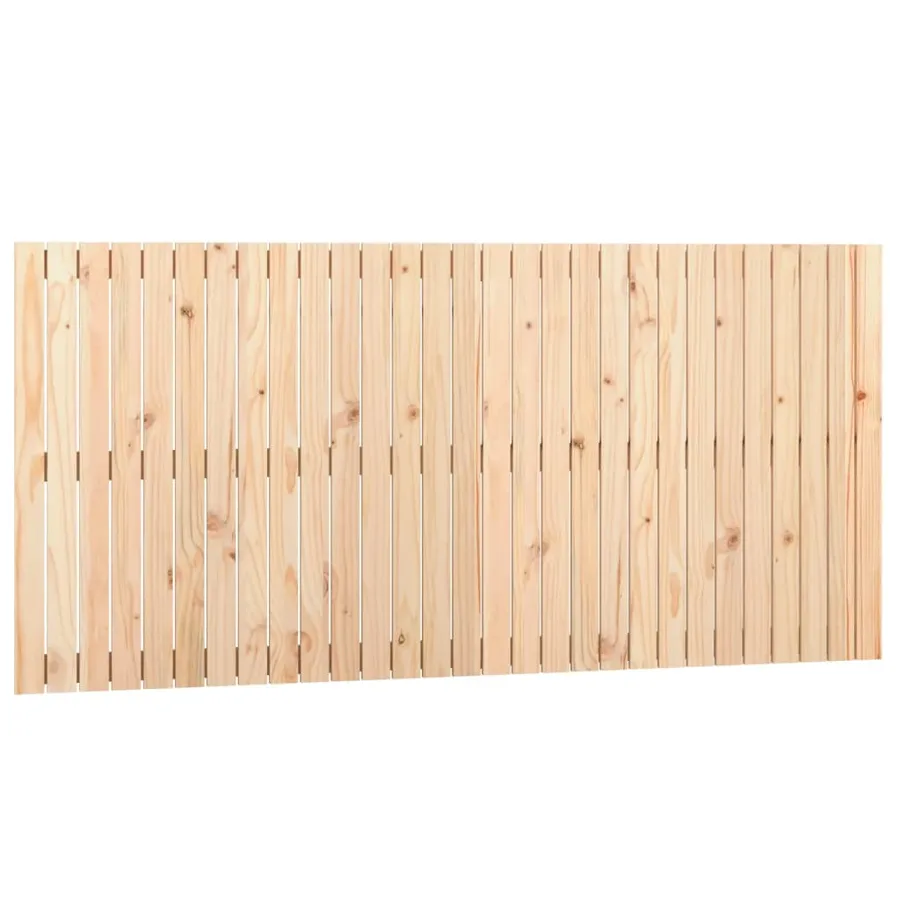 Tête de lit murale 185x3x90 cm Bois massif de pin - 2