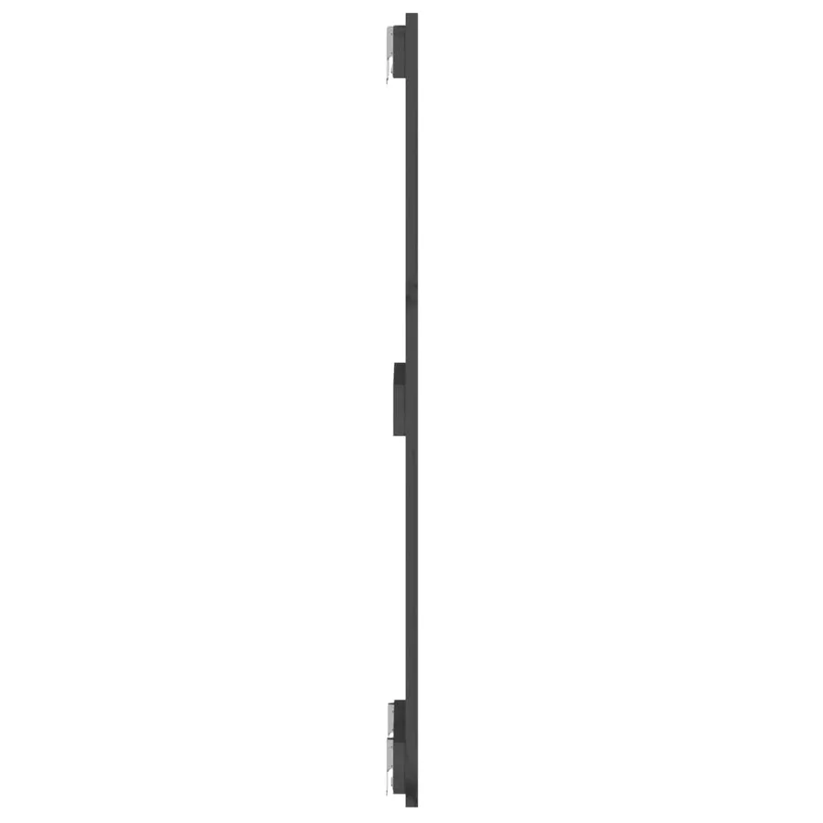Tête de lit murale Gris 82,5x3x90 cm Bois massif de pin - 5