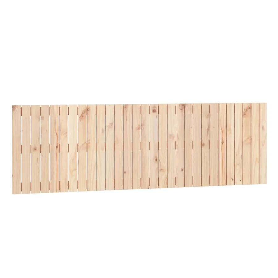 Tête de lit murale 185x3x60 cm Bois massif de pin - 2
