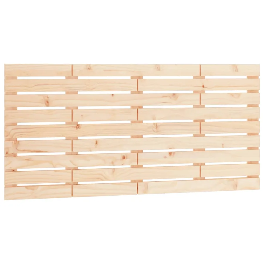 Tête de lit murale 156x3x63 cm Bois massif de pin - 2