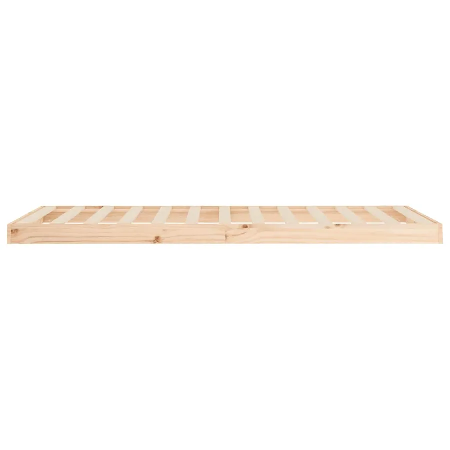 Cadre de lit sans matelas 90x200 cm bois de pin massif - 6