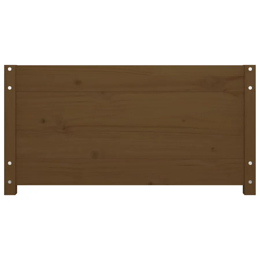 Lit de jour sans matelas marron miel 90x200 cm bois pin massif - 9