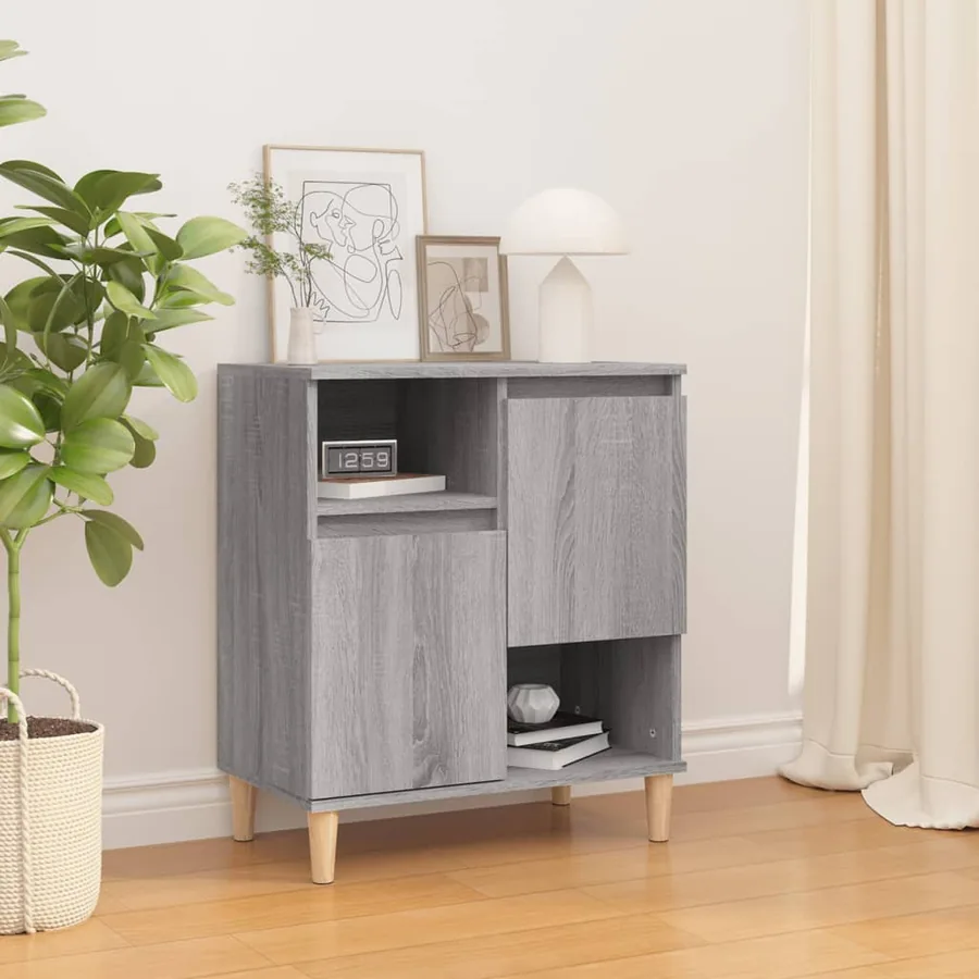 Buffet Sonoma gris 60x35x70 cm Bois d'ingénierie