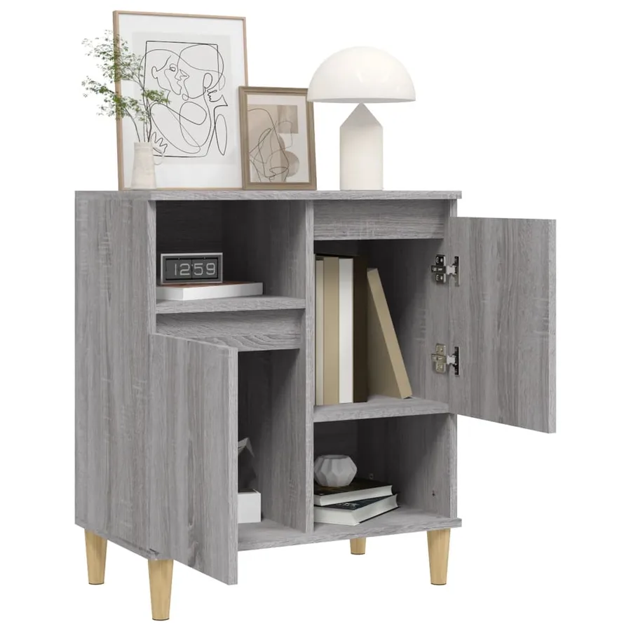 Buffet Sonoma gris 60x35x70 cm Bois d'ingénierie - 4
