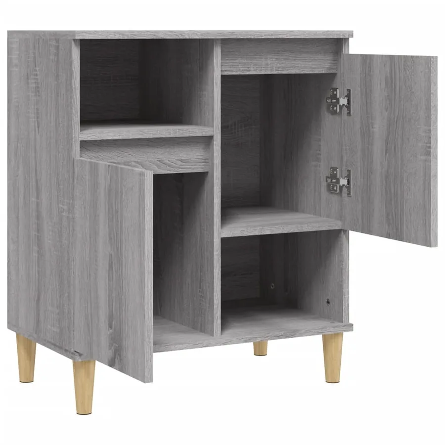 Buffet Sonoma gris 60x35x70 cm Bois d'ingénierie - 5