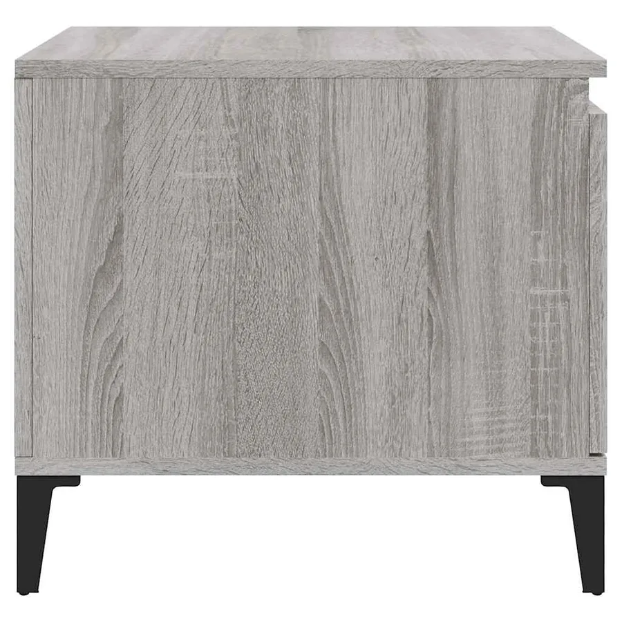 Table basse Sonoma gris 100x50x45 cm Bois d'ingénierie - 7