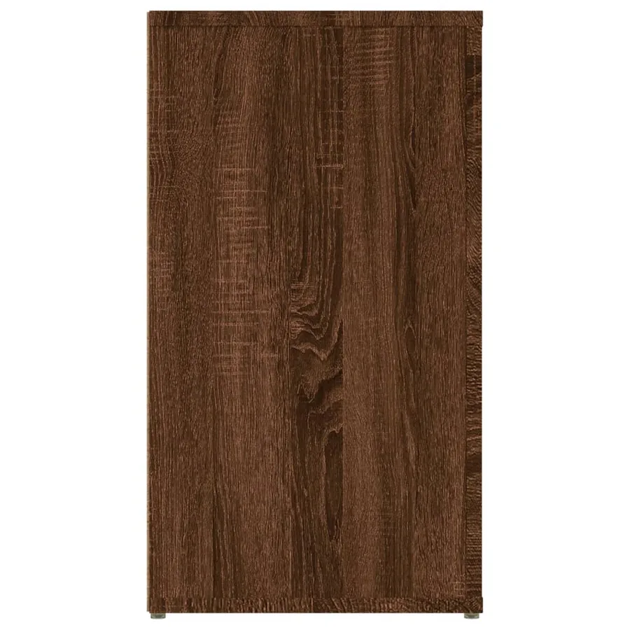 Buffet Chêne marron 100x33x59,5 cm Bois d'ingénierie - 7