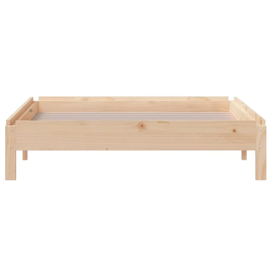 Lit empilable sans matelas 75x190 cm bois pin massif - 8