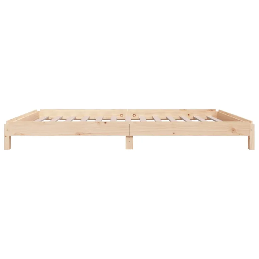 Lit empilable sans matelas 75x190 cm bois pin massif - 9