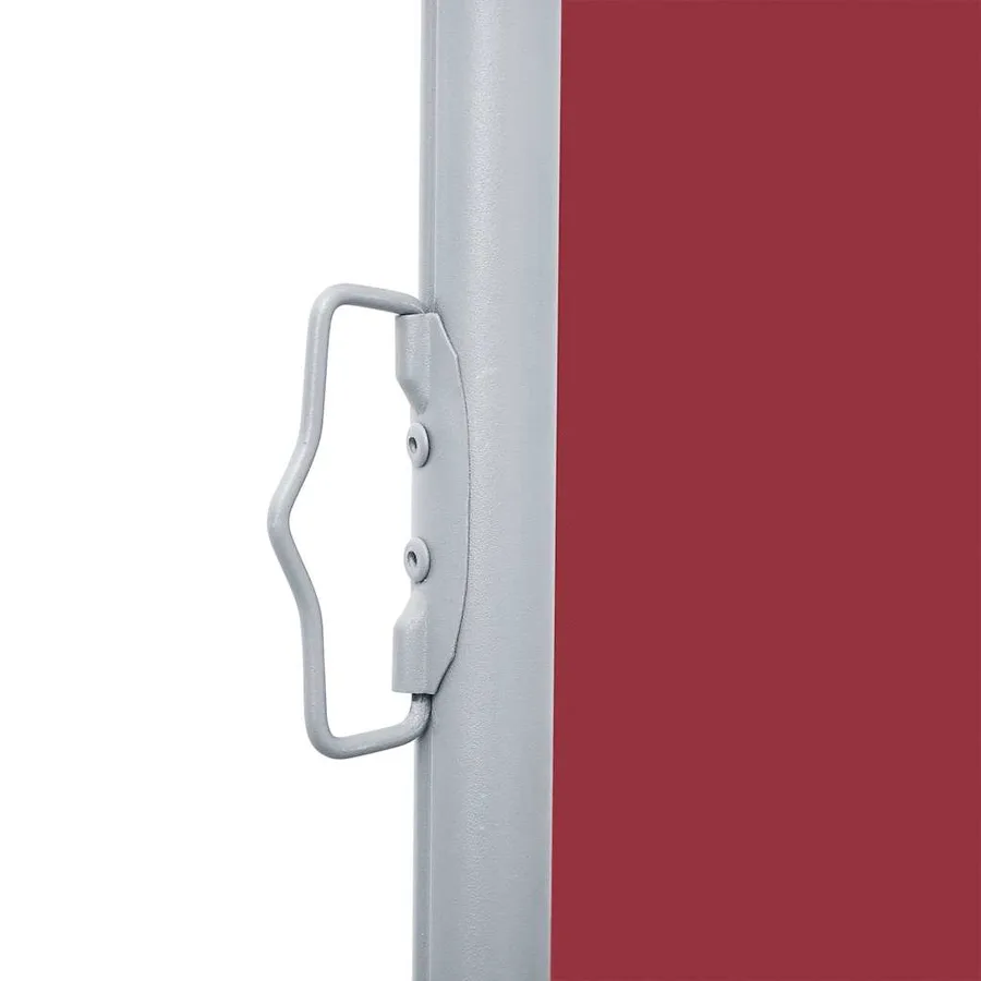 Auvent latéral rétractable Rouge 100 x 600 cm - 8