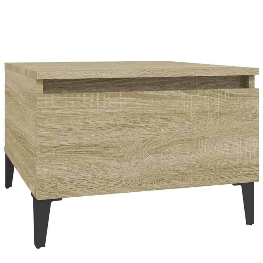 Table d'appoint Chêne sonoma 50x46x35 cm Bois d'ingénierie - 2