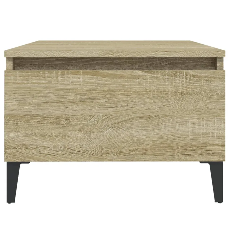Table d'appoint Chêne sonoma 50x46x35 cm Bois d'ingénierie - 6
