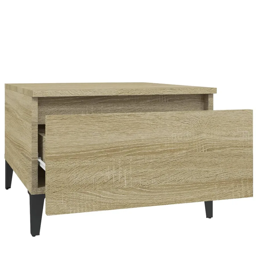 Table d'appoint Chêne sonoma 50x46x35 cm Bois d'ingénierie - 7
