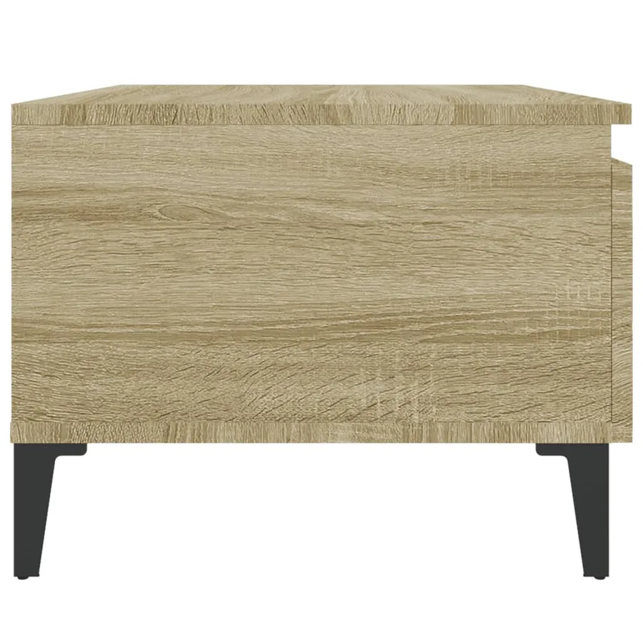 Table d'appoint Chêne sonoma 50x46x35 cm Bois d'ingénierie - 8