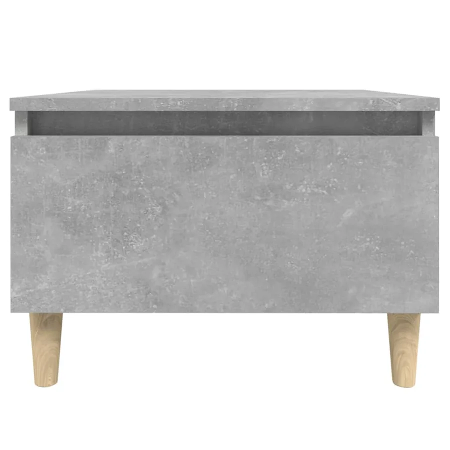 Table d'appoint Gris béton 50x46x35 cm Bois d'ingénierie - 6