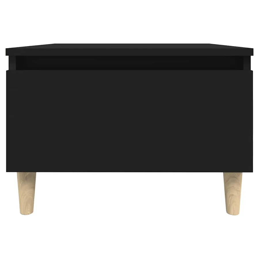 Tables d'appoint 2 pcs Noir 50x46x35 cm Bois d'ingénierie - 8