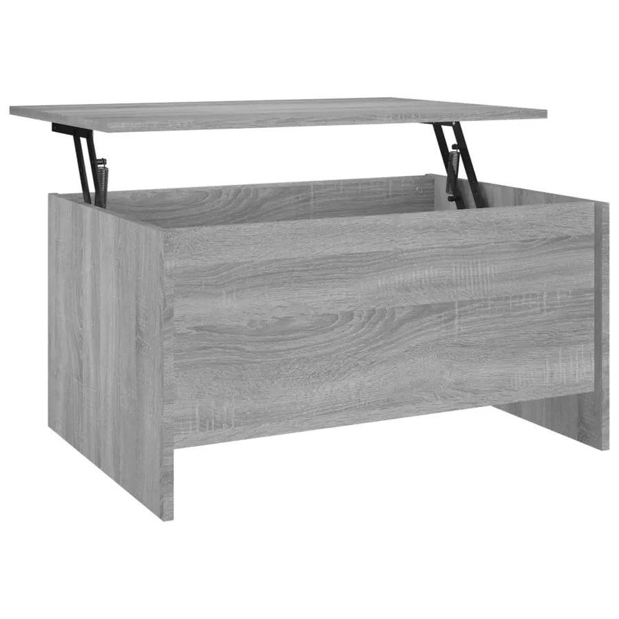 Table basse Sonoma gris 80x55,5x41,5 cm Bois d'ingénierie - 2