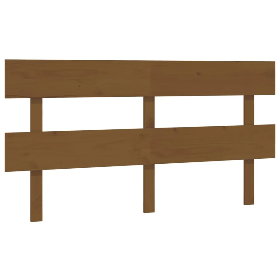 Tête de lit Marron miel 154x3x81 cm Bois massif de pin - 2
