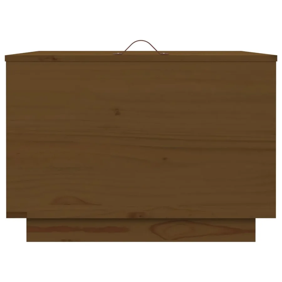Boîtes de rangement avec couvercles 3 pcs Marron miel - 7
