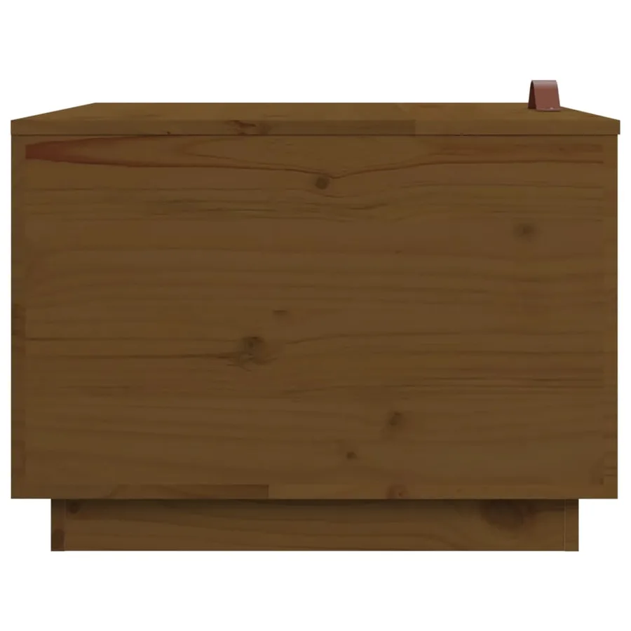 Boîtes de rangement avec couvercles 3 pcs Marron miel - 8
