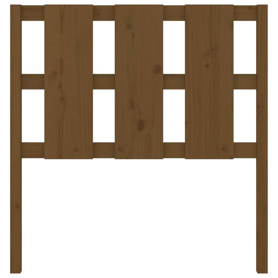 Tête de lit Marron miel 105,5x4x100 cm Bois massif de pin - 4