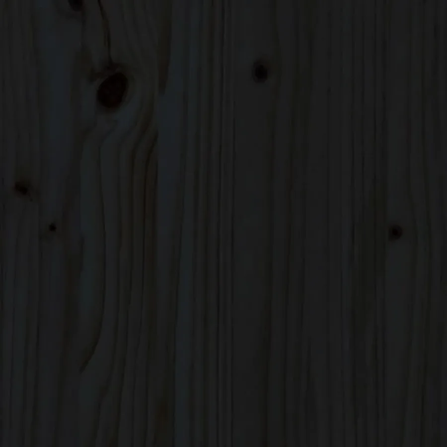 Tête de lit Noir 80,5x4x100 cm Bois massif de pin - 5