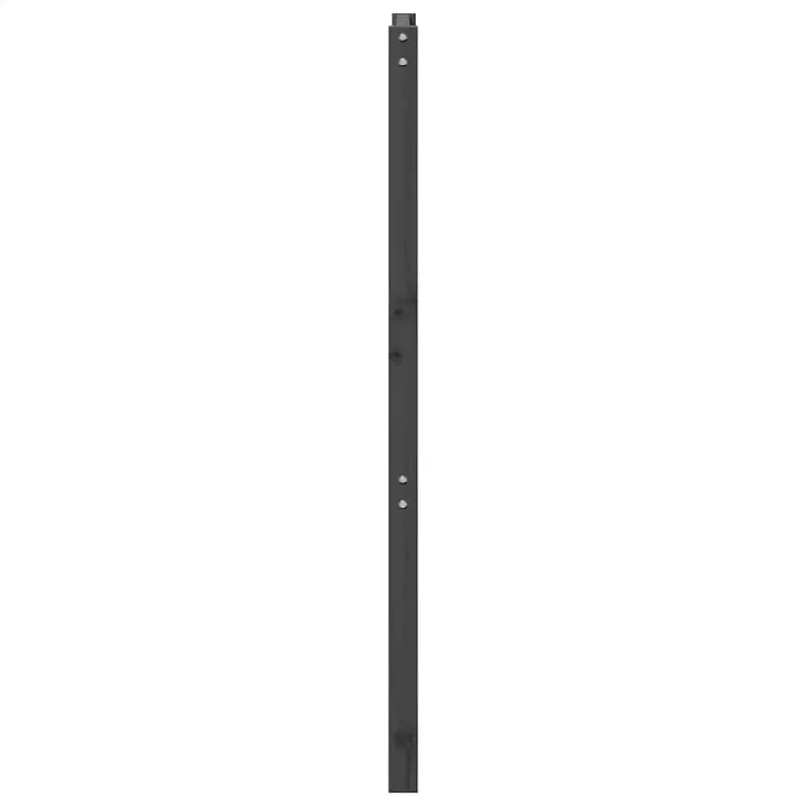 Tête de lit Gris 96x4x100 cm Bois massif de pin - 5