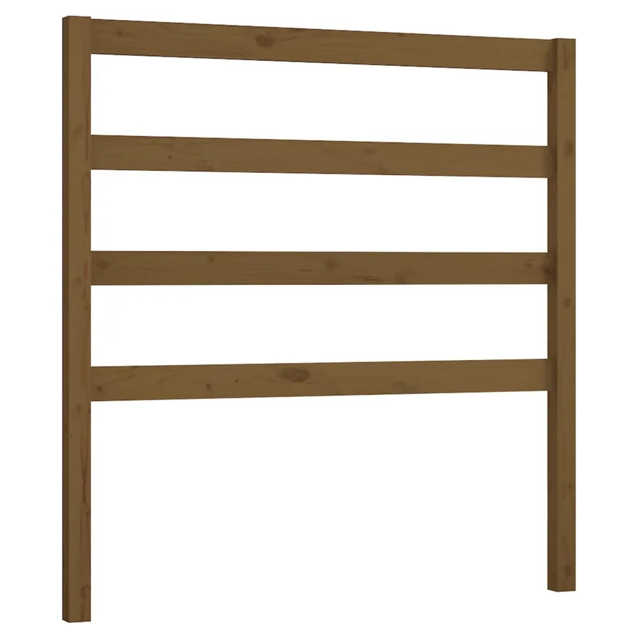 Tête de lit Marron miel 96x4x100 cm Bois massif de pin - 2