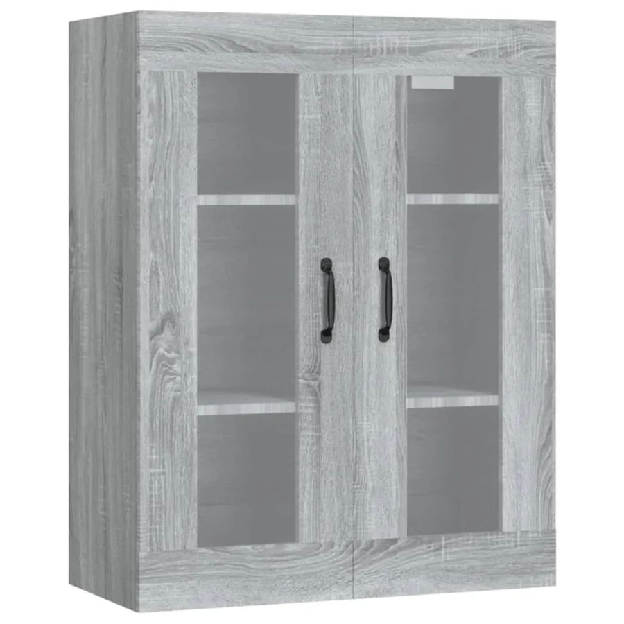 Armoire murale suspendue Sonoma gris 69,5x34x90 cm - 2