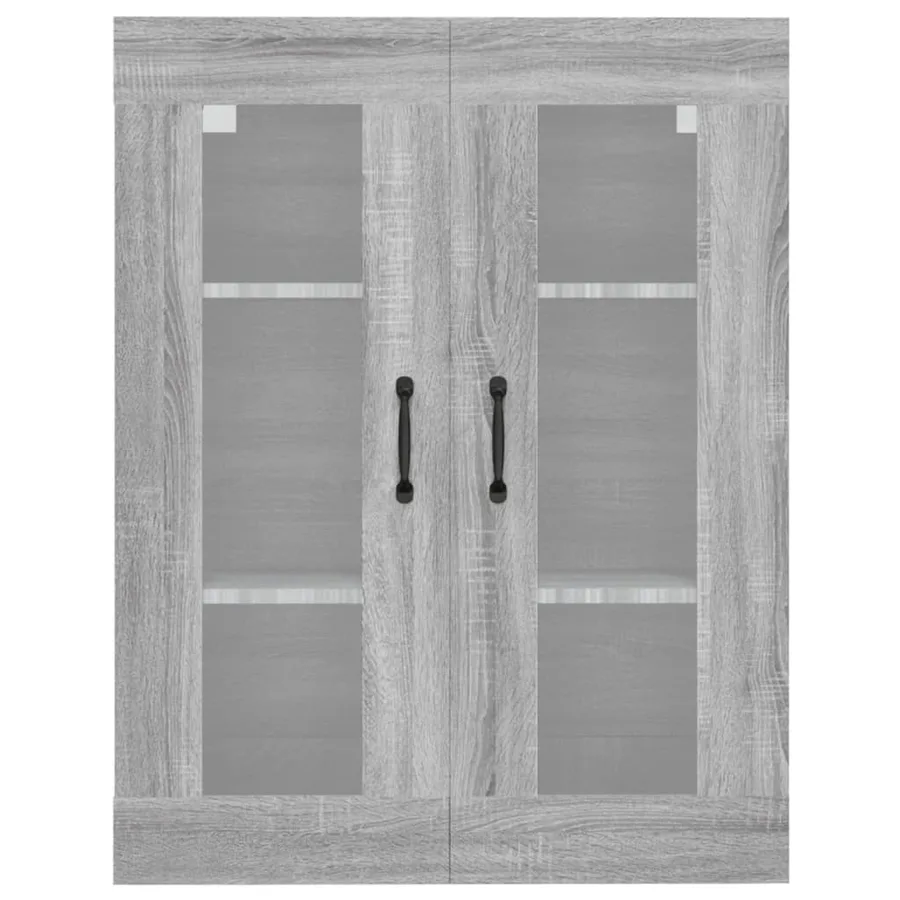 Armoire murale suspendue Sonoma gris 69,5x34x90 cm - 3