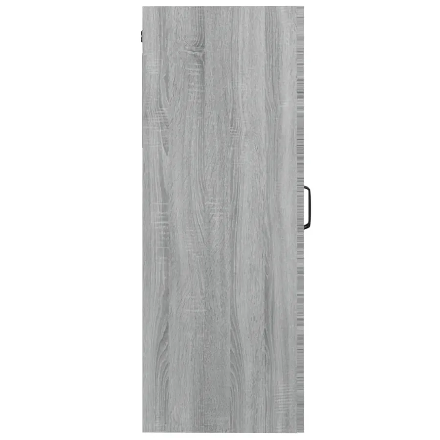 Armoire murale suspendue Sonoma gris 69,5x34x90 cm - 4