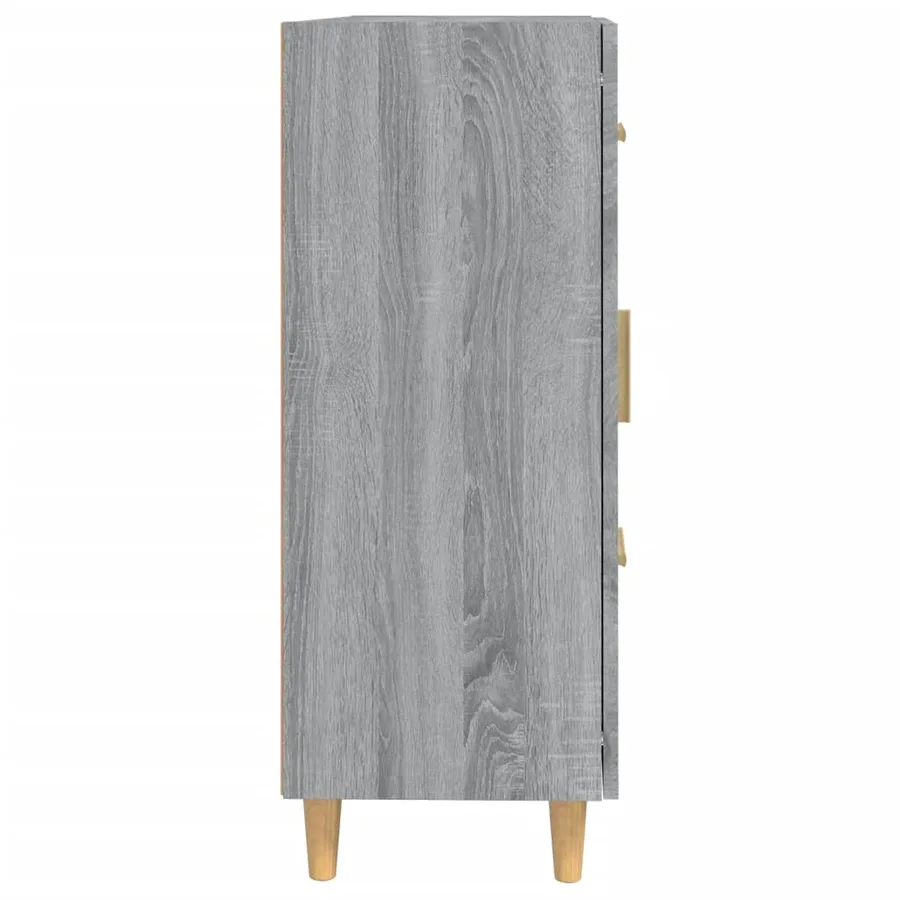 Buffet Sonoma gris 69,5x34x90 cm Bois d'ingénierie - 8