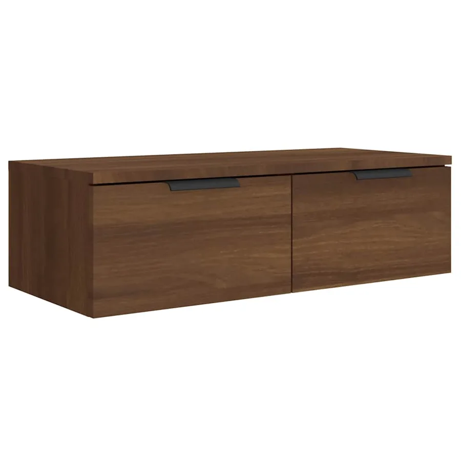 Armoire murale Chêne marron 68x30x20 cm Bois d'ingénierie - 2