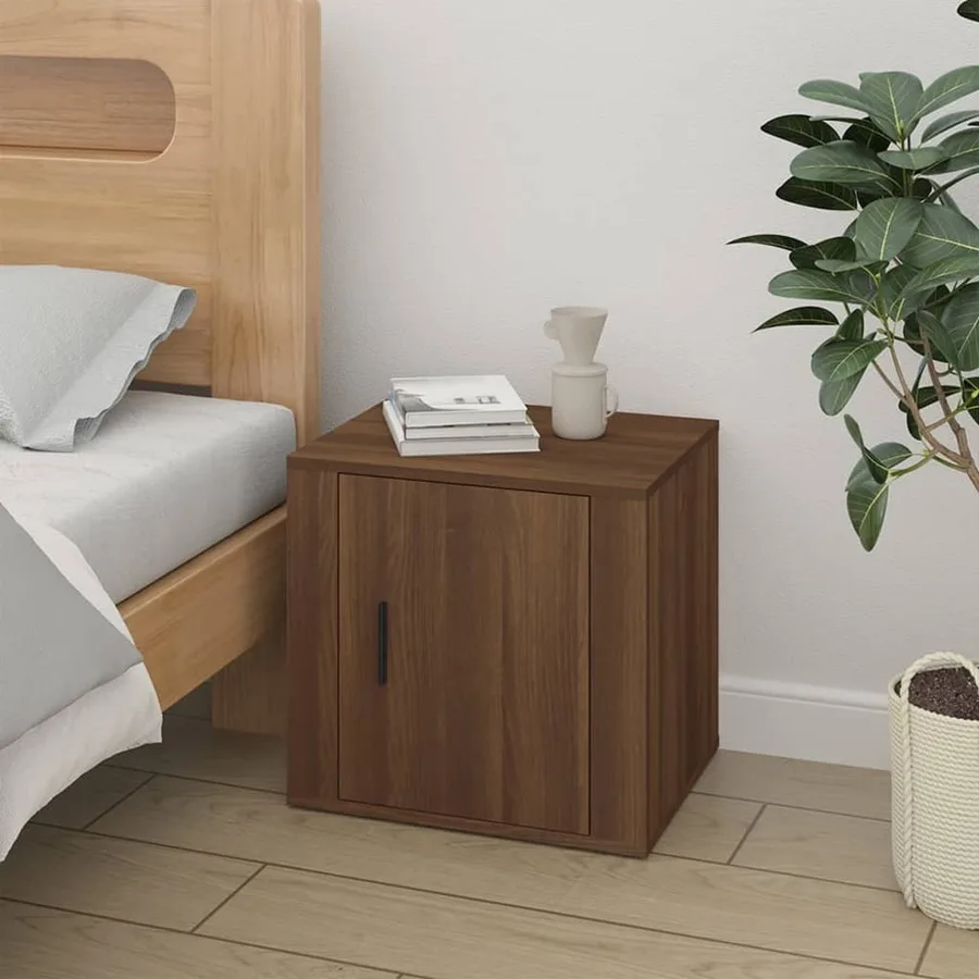 Tables de chevet 2 pcs Chêne marron 50x39x47 cm - 3