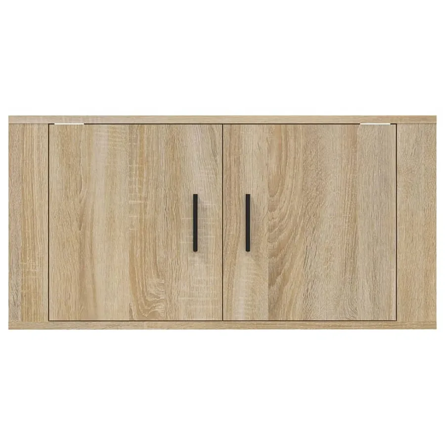 Meuble TV mural Chêne Sonoma 80x34,5x40 cm - 4