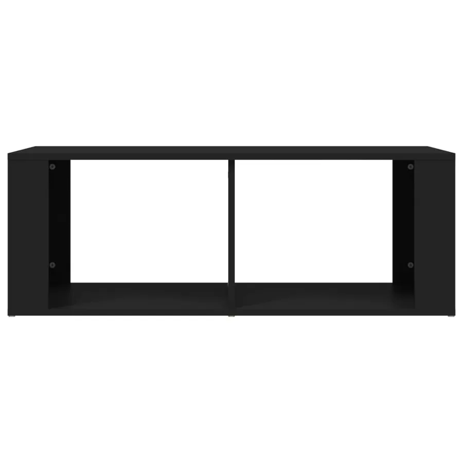 Table basse Noir 100x50x36 cm Bois d'ingénierie - 5