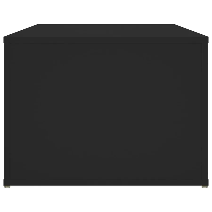 Table basse Noir 100x50x36 cm Bois d'ingénierie - 6