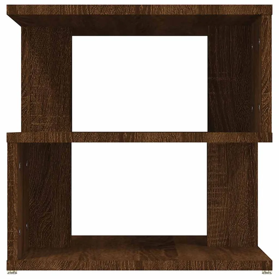 Table d'appoint Chêne marron 40x40x40 cm Bois d'ingénierie - 3