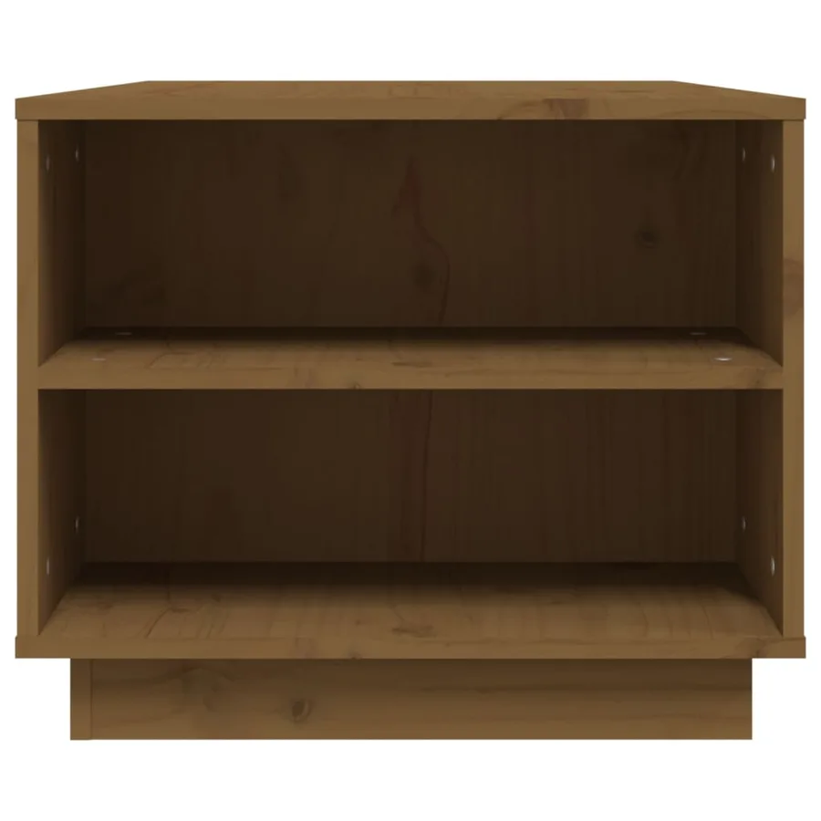 Table basse Marron miel 90x49x40,5 cm Bois massif de pin - 6