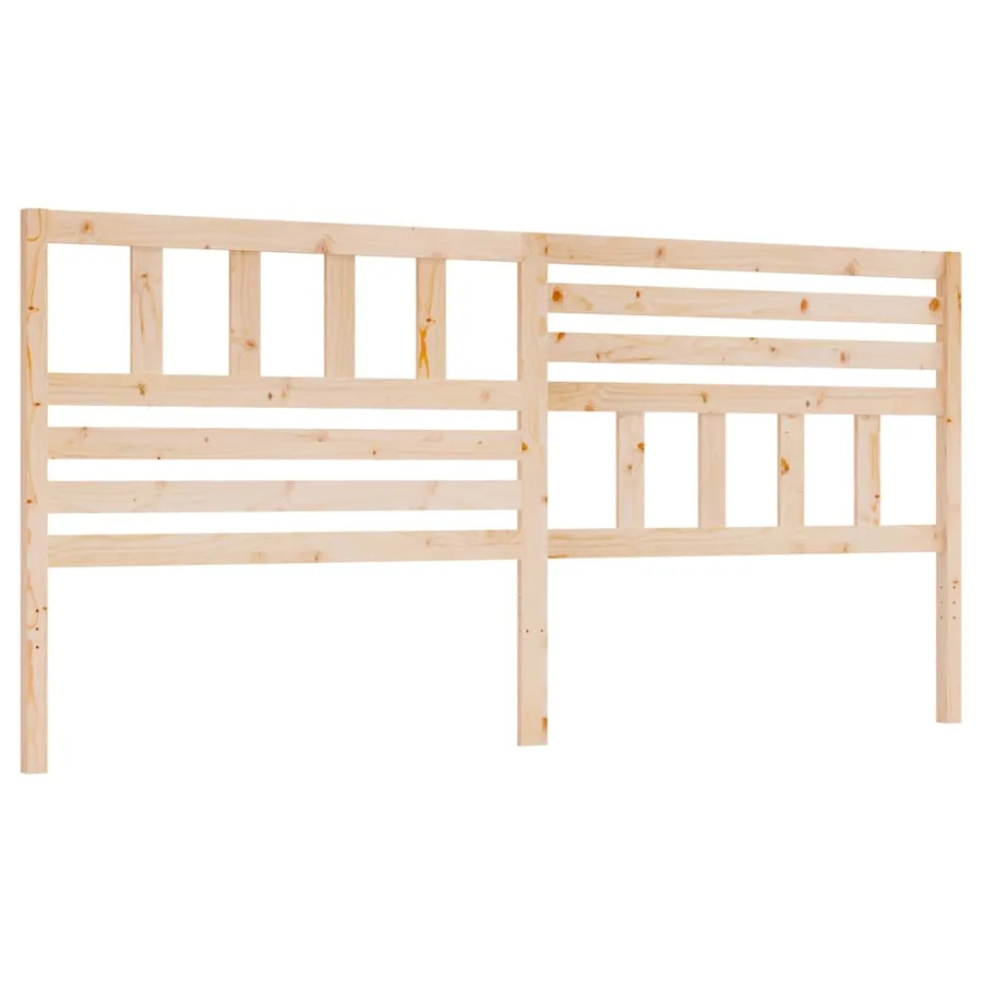 Tête de lit 206x4x100 cm Bois massif de pin - 2