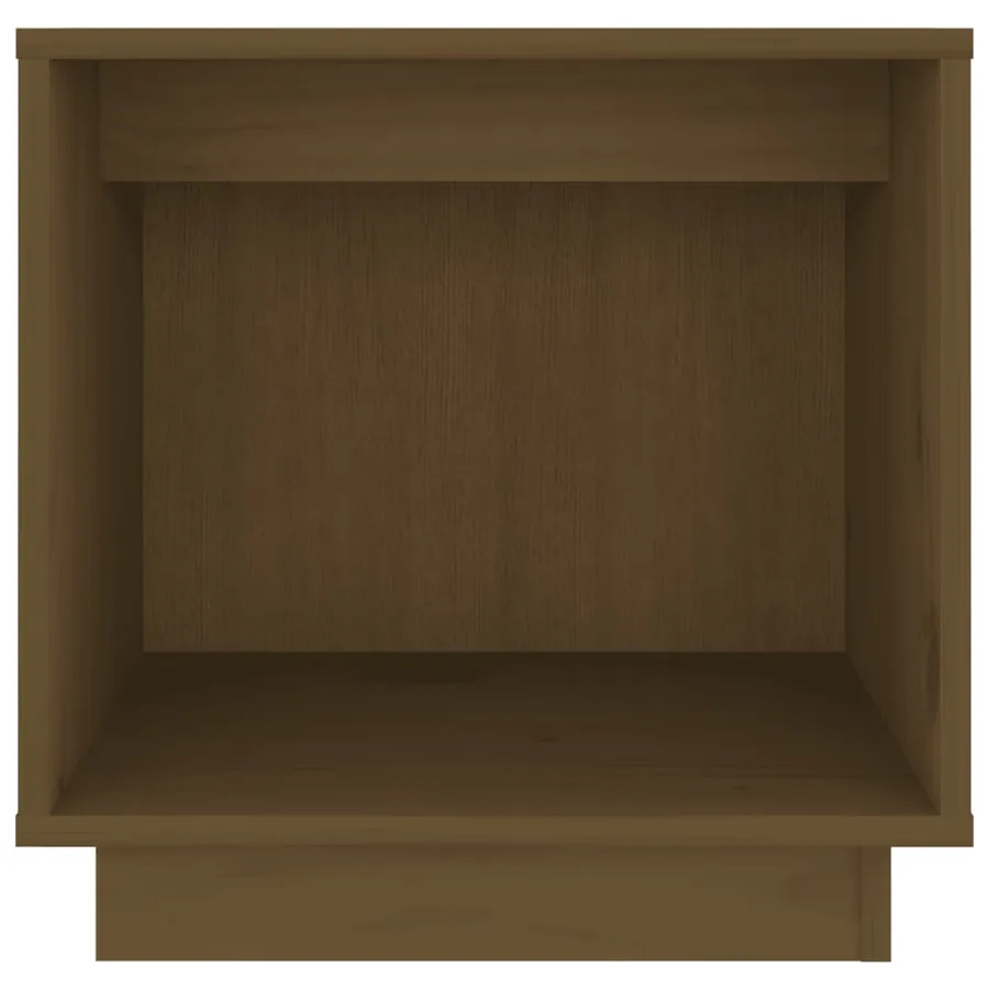 Tables de chevet 2pcs Marron miel 40x30x40cm Bois de pin solide - 5