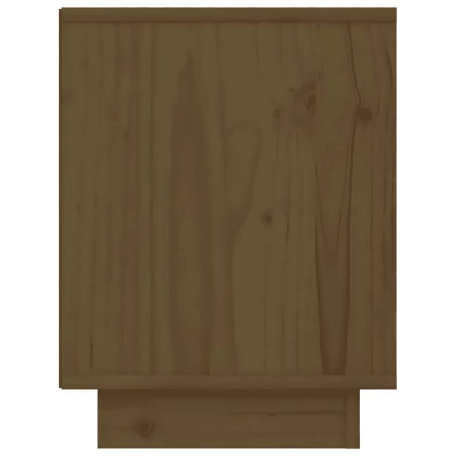 Tables de chevet 2pcs Marron miel 40x30x40cm Bois de pin solide - 6